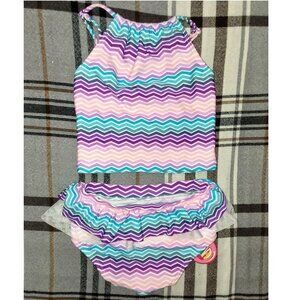 Baby Swimsuit, Tankini 2-Piece Bathing Suit from Cupid Girl, 2Y